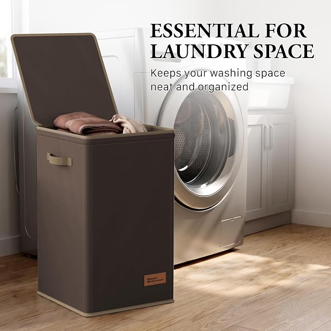 Simple Houseware Foldable Laundry Hamper Basket - Image 8
