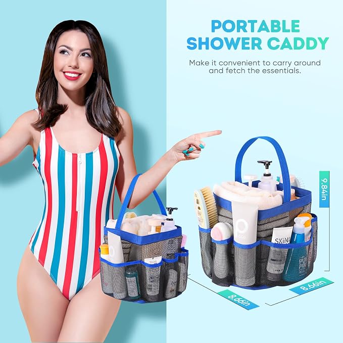 EUDELE Mesh Shower Caddy Portable - Image 3