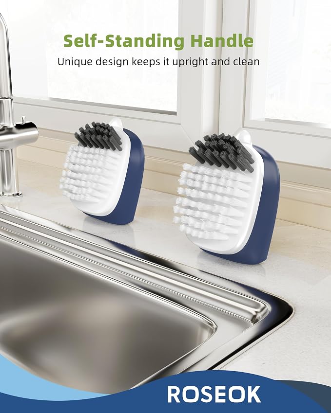 ROSEOK Vegetable Brush, Potato Scrubber and Veggie Brush, Nylon Bristles - Image 7