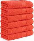100% Cotton Hand Towels 18x28 Inches, 600 GSM, Soft & Absorbent by AmpleDecor