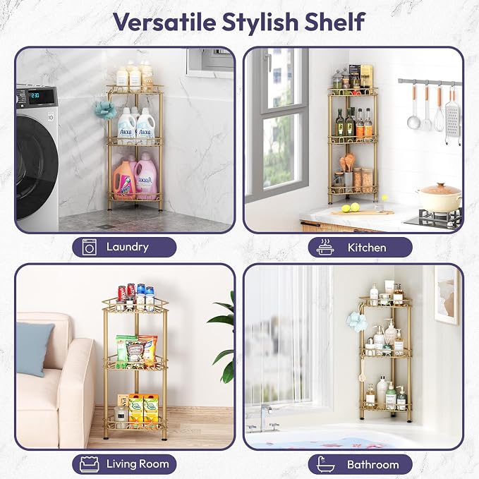 SWTYMIKI Standing Shower Caddy Corner - Image 6