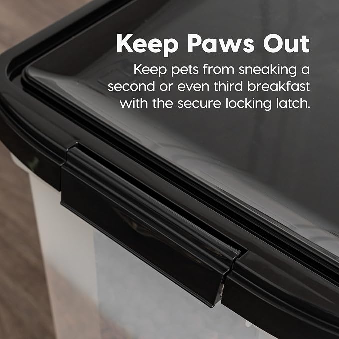 IRIS USA Dog Food Storage Container, Made in USA | BPA-Free, Airtight Seal - Image 6