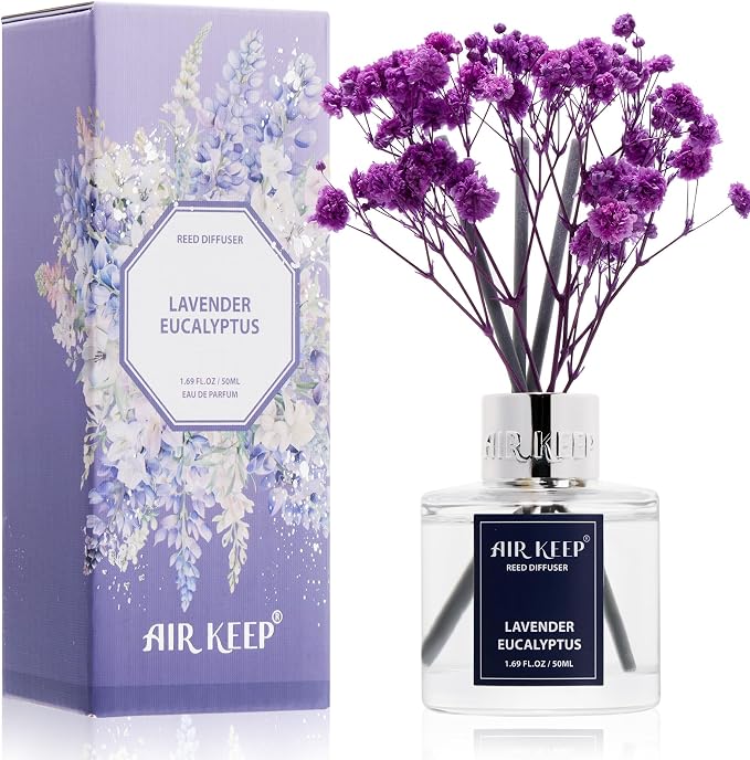Reed Diffuser Set, 1.69 fl oz by Airkeep