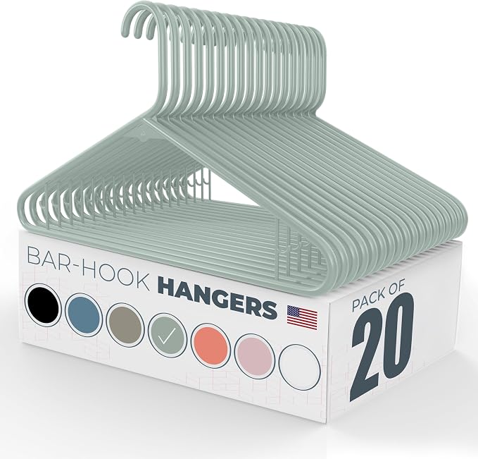 Plastic Hangers 20 Pack by NeatiesHangers