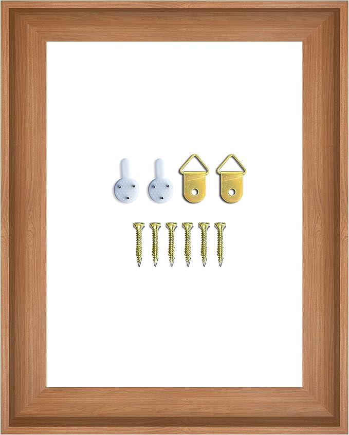 Canvas Floater Frame for 10x10 Canvas Prints Fits 1.25 Inch Deep Canvas Walnut Floating Frame for Modern Wall Art and Gallery Display