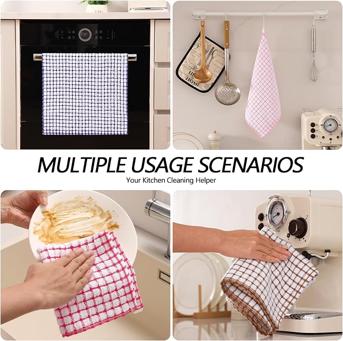 Homaxy Kitchen Towels and Dishcloths Set - Image 6