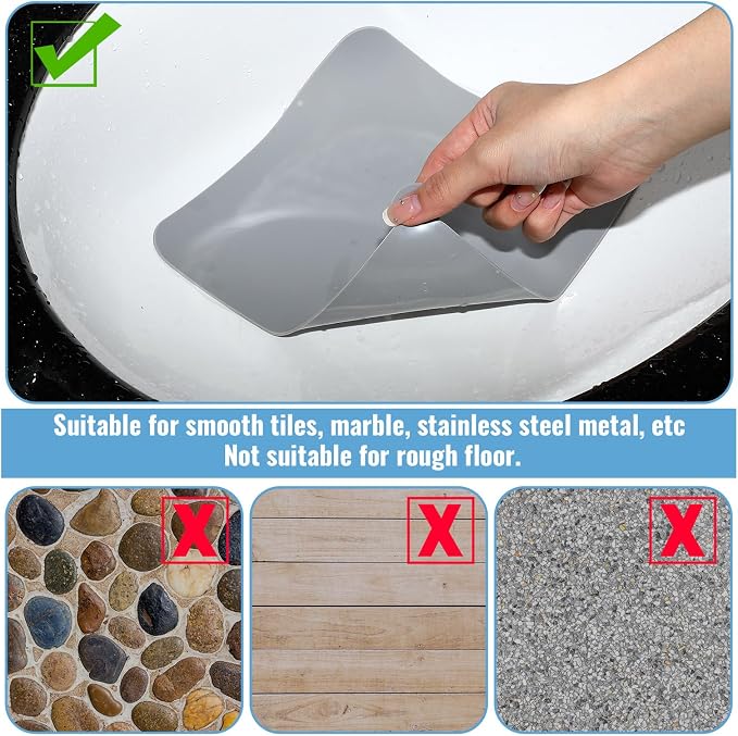6 Pack Drain Covers for Bugs, 7.87 X 7.87 Inch, Anti Odor and Cockroach - Image 5