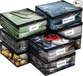 Plastic Storage Bags with Easy-Glide Zipper, Durable Clear Vinyl Zippered by Kikerike