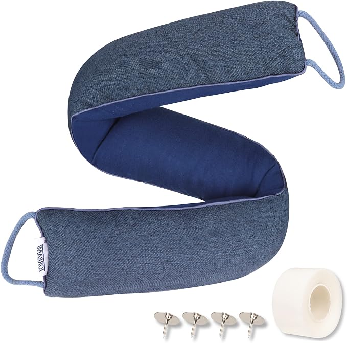 TORRAMI 30" Door Draft Stopper Under Bottom Insulation Noise Air Stopper 2.07LB by TORRAMI