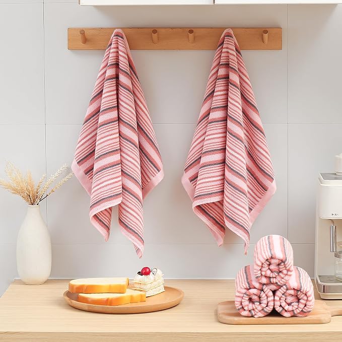 SALAS Kitchen Dish Towels for Drying Dishes, Large Cotton Kitchen Towels - Image 7