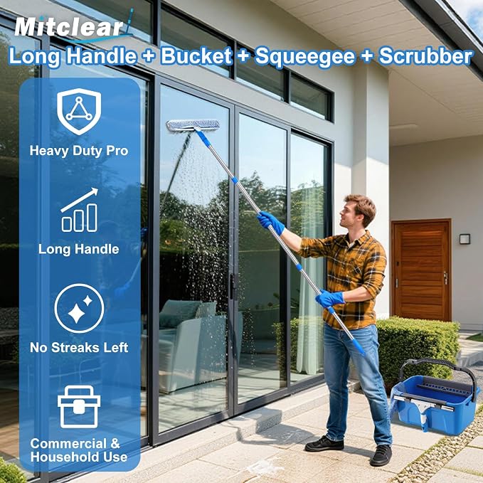 Window Cleaning Kit 77'' Long Handle - Image 2