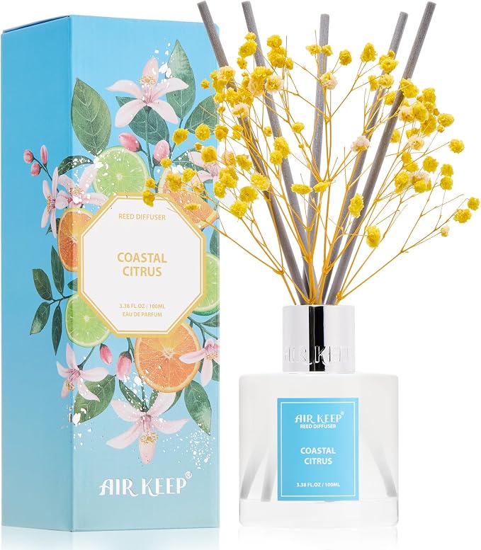 Reed Diffuser Set, 3.38 fl oz by Airkeep
