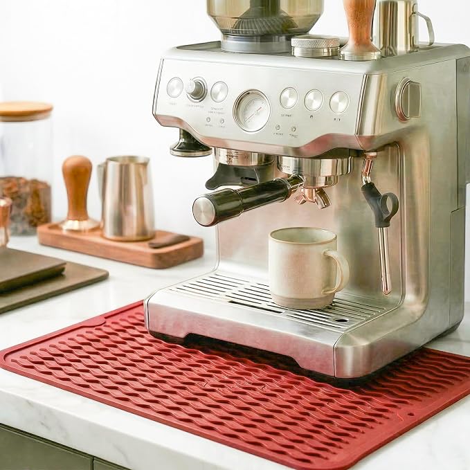 MicoYang Silicone Dish Drying Mat — Quick-Dry Ridges Counter & Sink Pad - Image 7