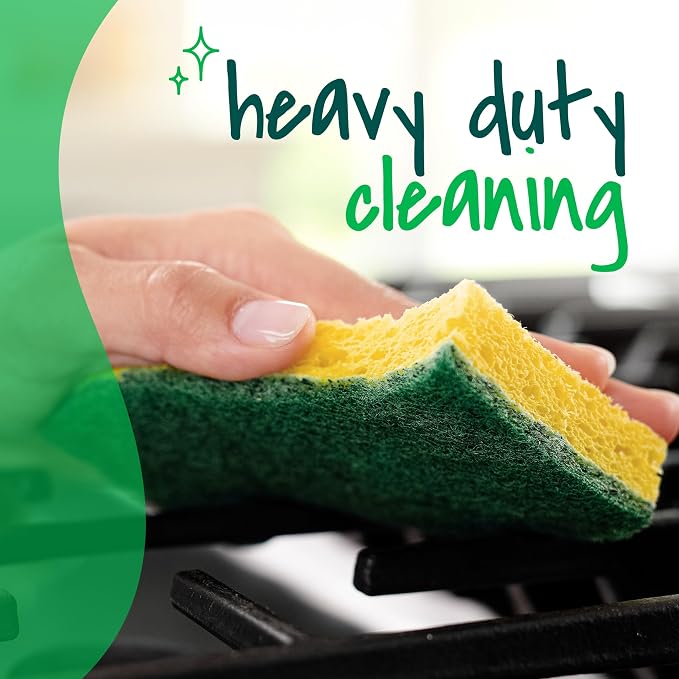 Scotch-Brite Heavy Duty Scrub Sponge, 6 Pack | Kitchen Sponges - Image 4
