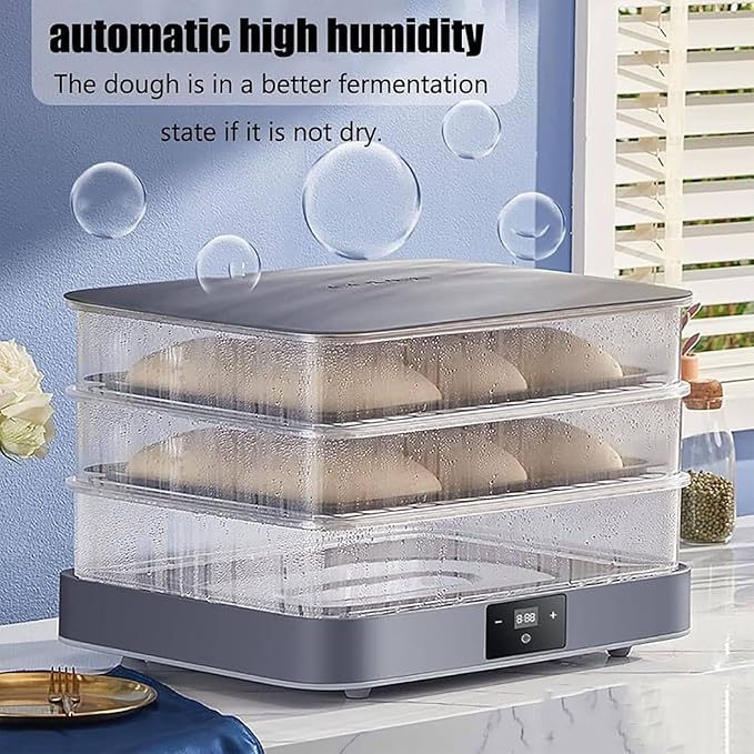 40L Home Bread Proofing Box,Electric Dough Proofer Machine,with Adjustable Temperature,Timing and Humidity Control for Even Fermentation,Perfect for Home Use
