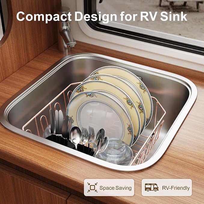 GSlife Small in Sink Dish Drying Rack - Image 7