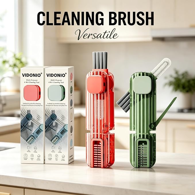 2Pcs 4 in 1 Cup Lid Gap Cleaning Brush Set, Kitchen Gadgets - Image 9