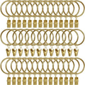 40 Pack Metal Curtain Rings by AMZSEVEN