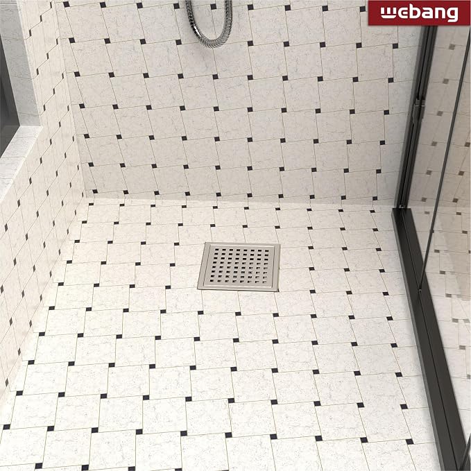 6 Inch Square Shower Floor Drain - Image 6
