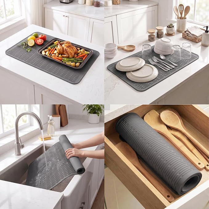 MicoYang Silicone Dish Drying Mat - Image 4