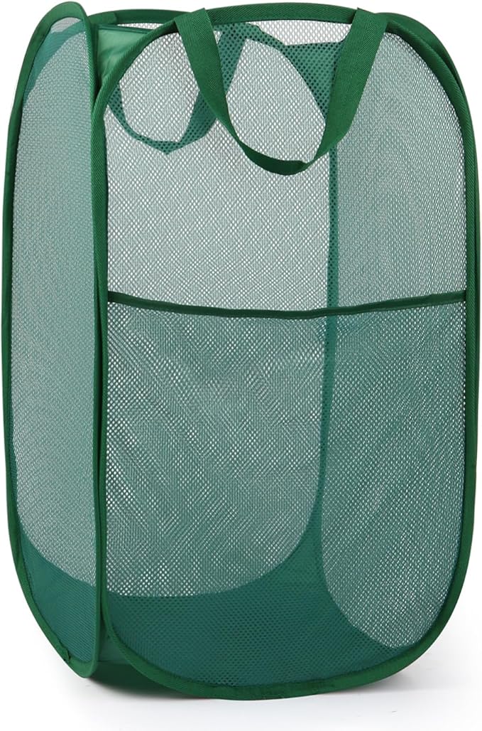Durable Collapsible Laundry Baskets, Tear-resistant Pop Up Hamper by Bemkoo