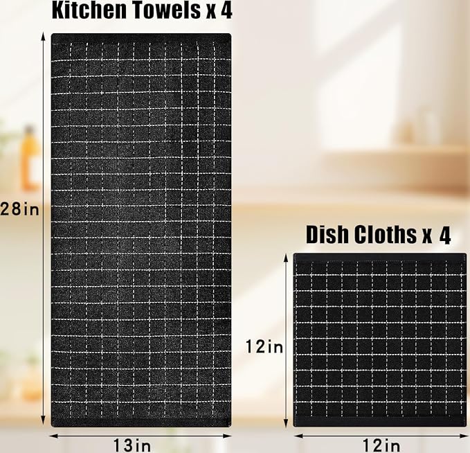 Homaxy Kitchen Towels and Dishcloths Set - Image 4