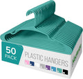 NEATERIZE Clothes Hangers Plastic 50 Pack by Neaterize