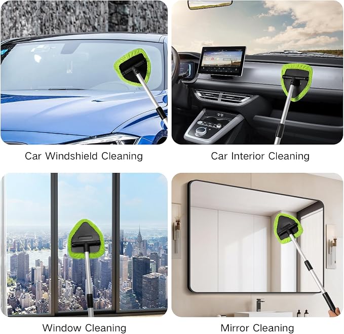Qydipclin 11pcs Windshield Cleaner Tool, Car Window Cleaning Wash Kit - Image 6