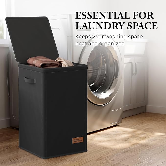 Simple Houseware Foldable Laundry Hamper Basket - Image 8