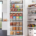 ElegantArray 8-Tier Pantry Door Organizer, Deep Gray by Unknown