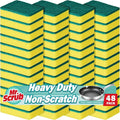 Mr. Scrub Sponges Kitchen Scrub Dish Sponge Scouring Pad, 48 Pack Cleaning by MrScrubCleaninghelpers