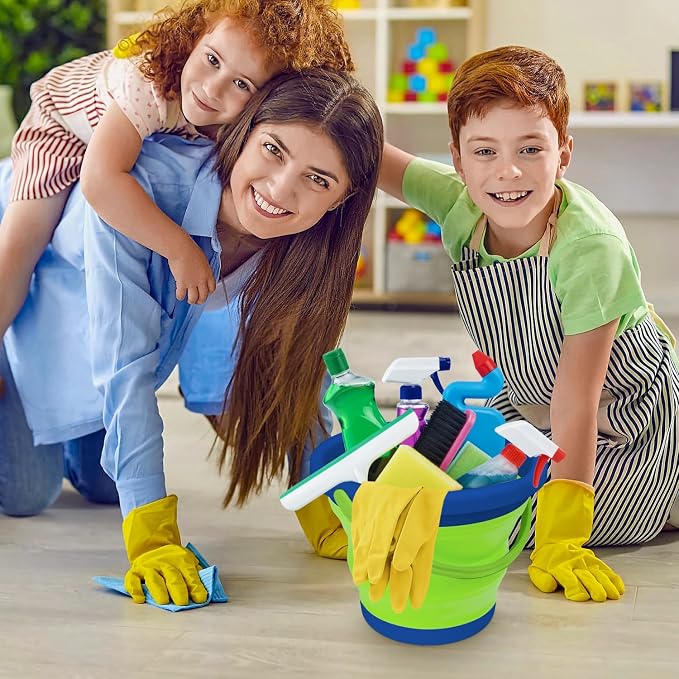 5L Collapsible Mop Bucket for Cleaning, Foldable Buckets - Image 7