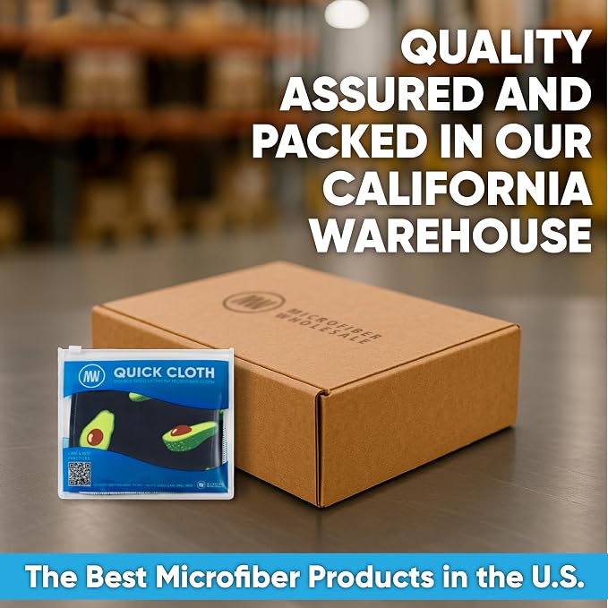 Microfiber Wholesale Quick Cloth Glasses Cleaning Cloths 8x8 Avocado 1-Pack | - Image 7