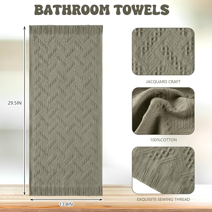 HunnmingRe 20 Pack Boho Hand Towel - Image 2