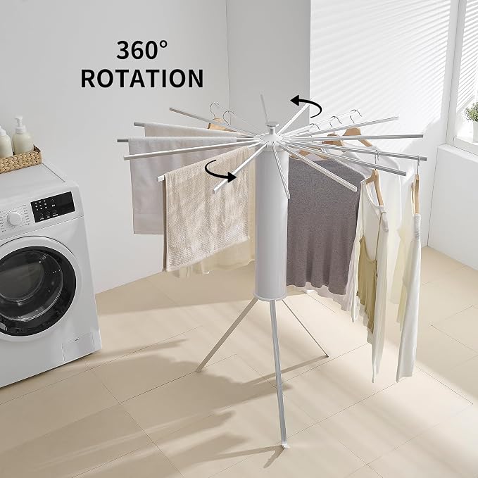 RFOUO Foldable Clothes Drying Rack Tripod - Image 3