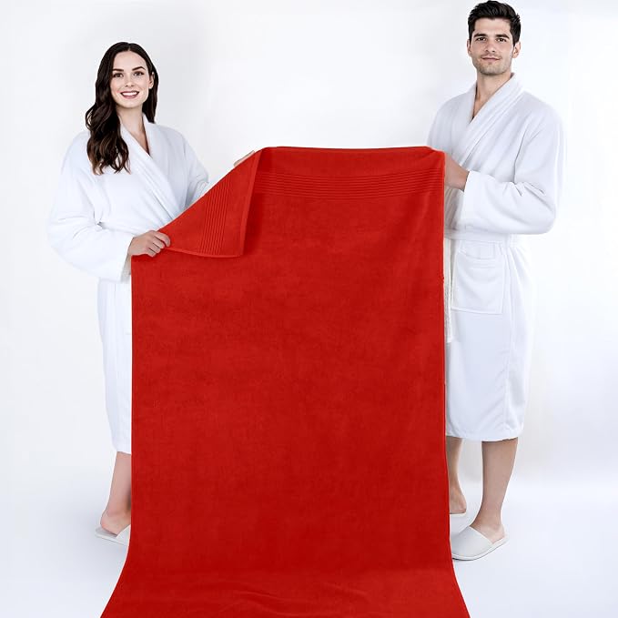 Cotton Paradise 100% Cotton Turkish Towel Set, Soft Absorbent Quick Dry - Image 5