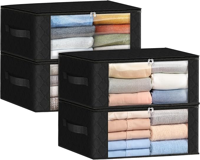 35L Closet Organizers, Foldable Under Bed Storage Containers | Storage Bags by Fabtotes