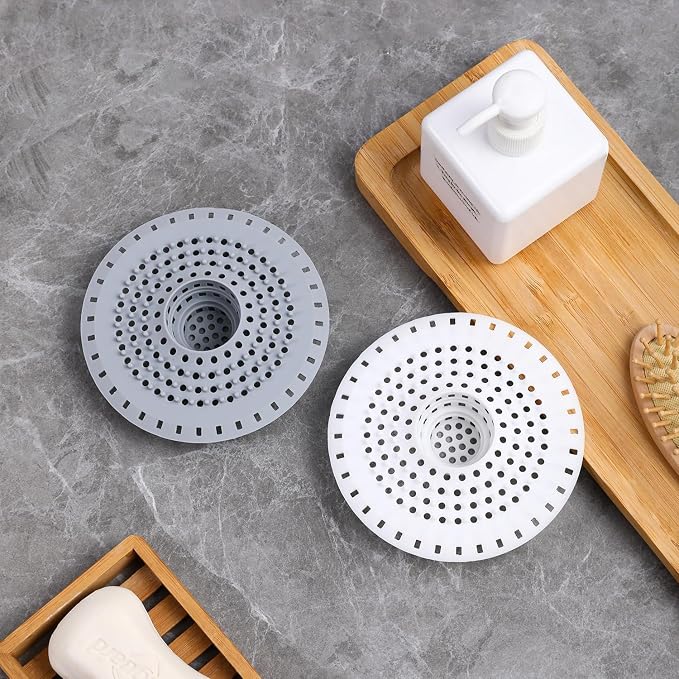 Shower Drain Hair Catcher, Premium Silicone Drain Protector & Shower Drain Cover - Image 6