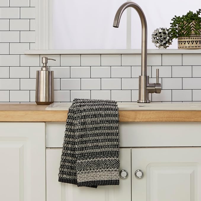 SKL Home Lewis Hand Towel Set-2pc, Premium 100% Cotton, bar or any sink space. - Image 3