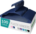 NEATERIZE Clothes Hangers Plastic 100 Pack by Neaterize