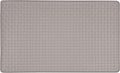 Achim Home Furnishings Woven-Embossed Faux-Leather Anti-Fatigue Mat - 18in x 30in - Grey
