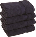 SUPERIOR Egyptian Cotton Plush & Absorbent, Hand Towel Set of 4, Soft Luxury by SUPERIOR