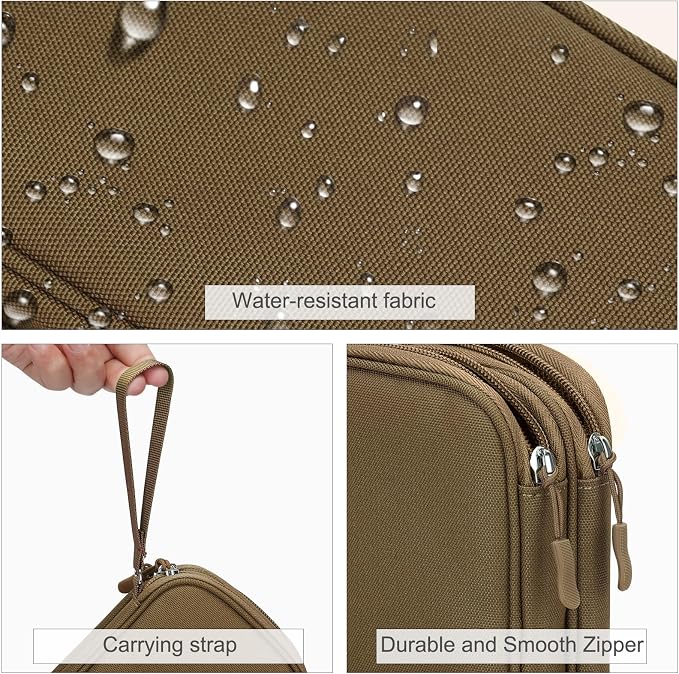 FYY Electronic Organizer, Travel Tech Pouch Bag, Waterproof, Double Layers - Image 4