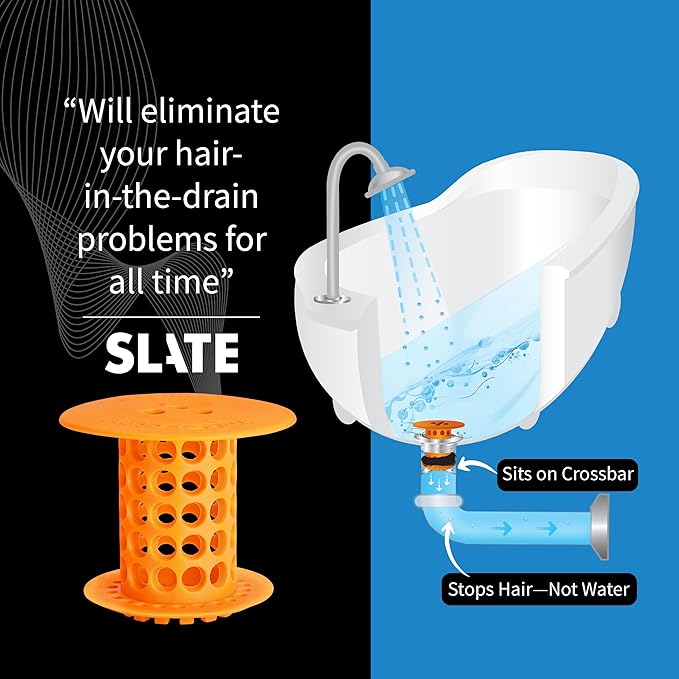 TubShroom Bathtub Drain Hair Catcher – In-Drain Tub Strainer & Clog Prevention - Image 4