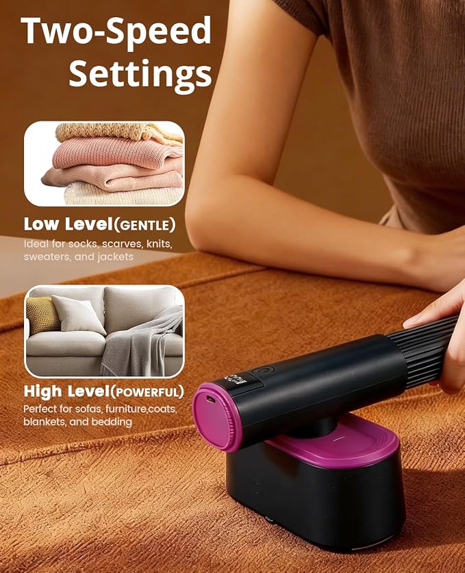 Fabric Shaver, 2-in-1 Rechargeable Lint Shaver - Image 6