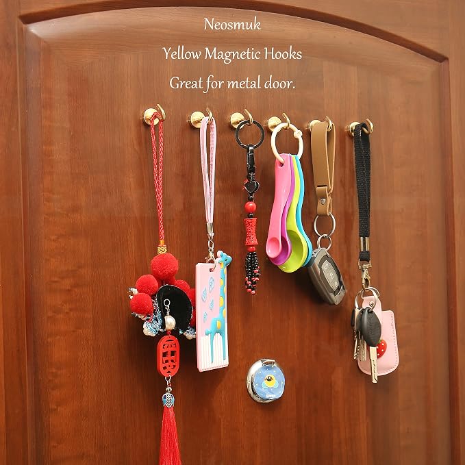 Neosmuk Magnetic Hooks, 30lb Heavy Duty, 12 Pack - Image 5