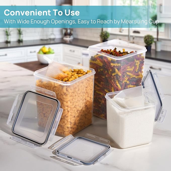 Vtopmart 10 PCS Flour and Sugar Storage Container Sets - Image 3
