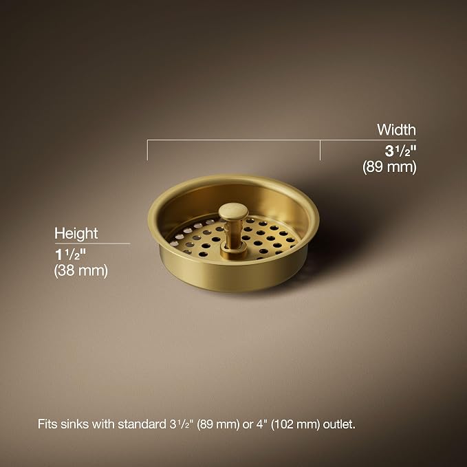 Kohler 8803-2MB Duostrainer Sink Strainer Basket - Image 3