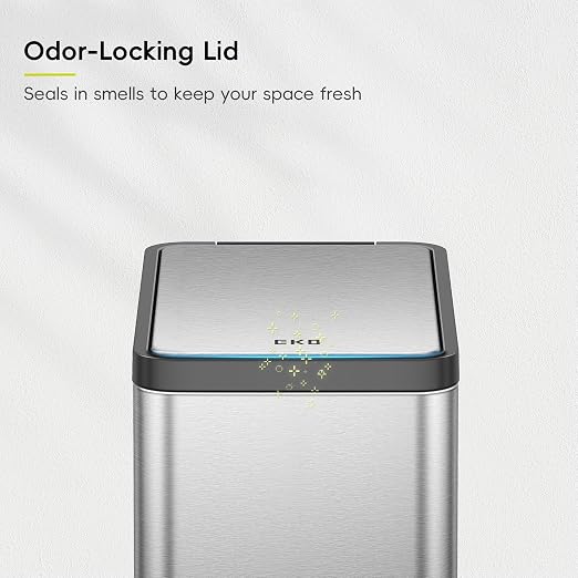 EKO 2 Pack Small Bathroom Trash Can - Image 6