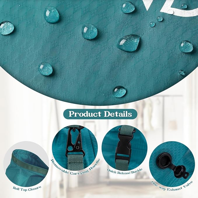 Travel Laundry Bag, Vacuum Compression Dirty Clothes Travel Bag - Image 5